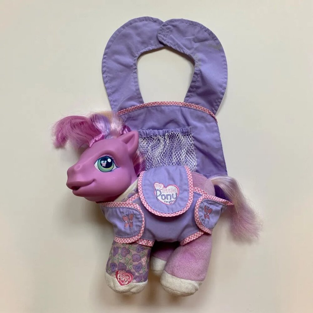 My Little Pony Talking Baby with Sling Butterfly Blossom WORKS